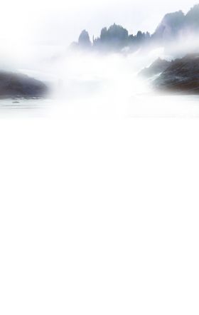 中国风山水水墨画