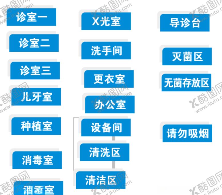 编号：43517303281824525780【酷图网】源文件下载-牙科科室牌