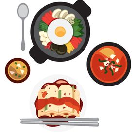 火锅韩式菜单