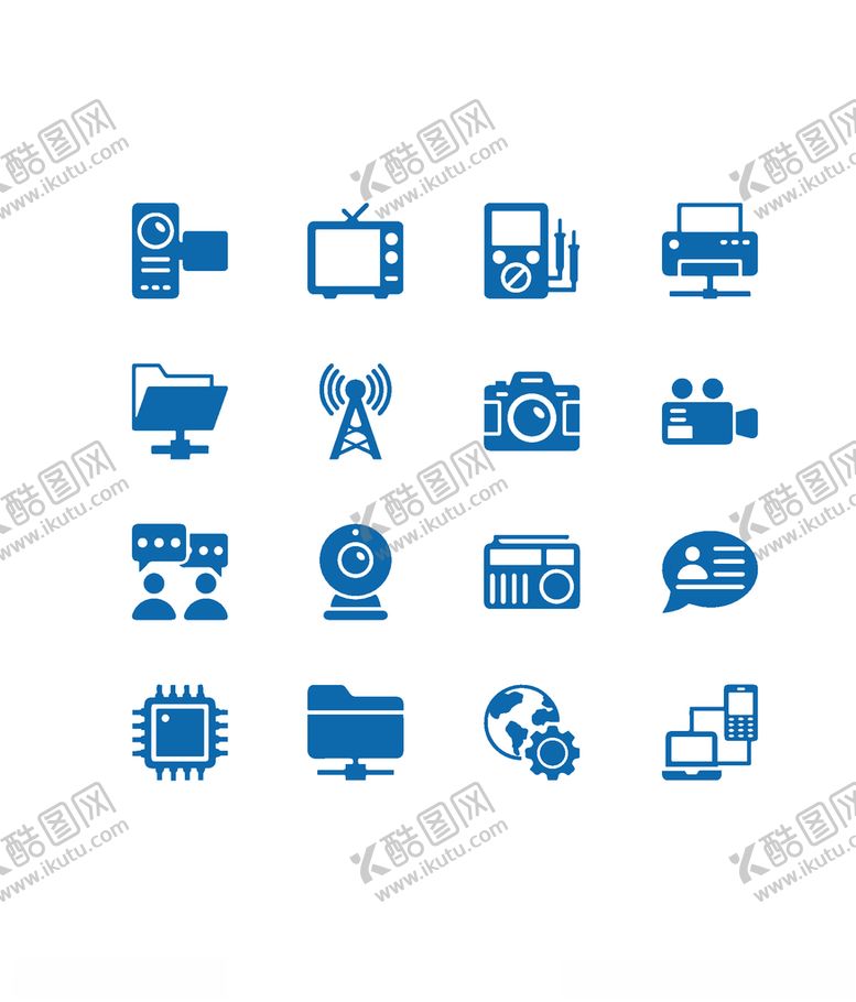 编号：25261003281546485242【酷图网】源文件下载-电话传真常用地点图标