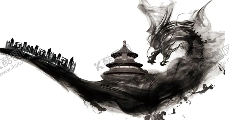 编号：56422412161500366162【酷图网】源文件下载-国画龙