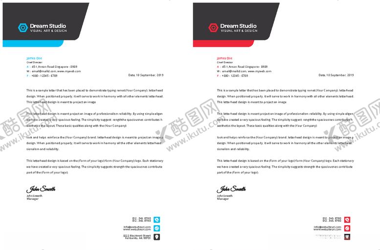 编号：61919209151558138976【酷图网】源文件下载-商务信纸