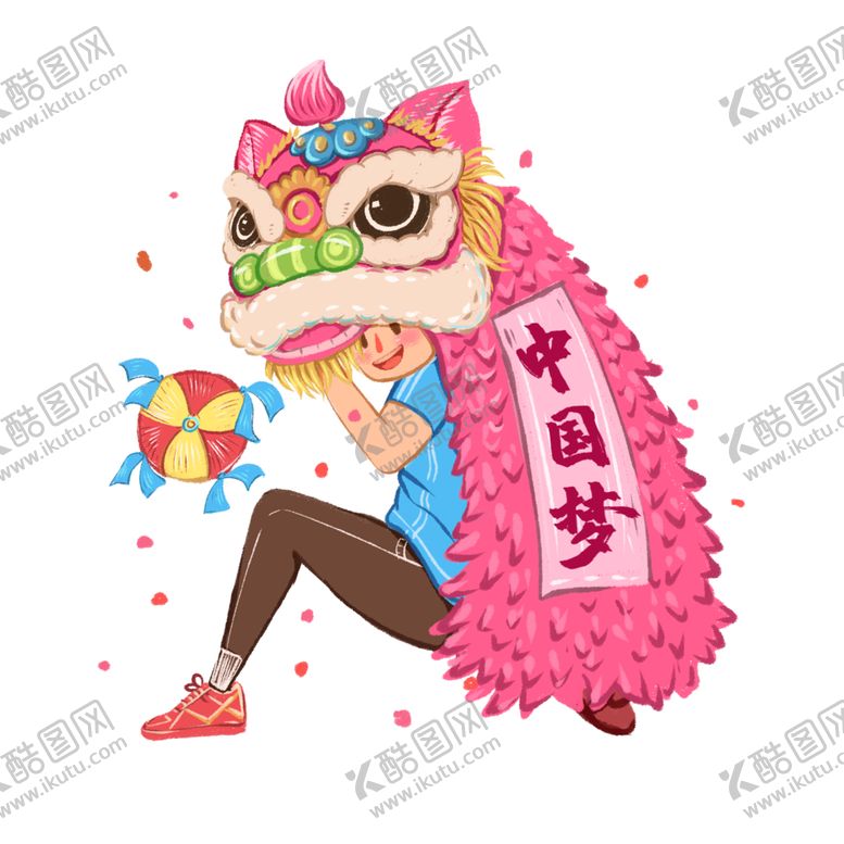 编号：71290506231921133806【酷图网】源文件下载-春节舞狮