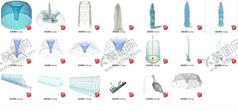 编号：50393906300357251885【酷图网】源文件下载-SU水景