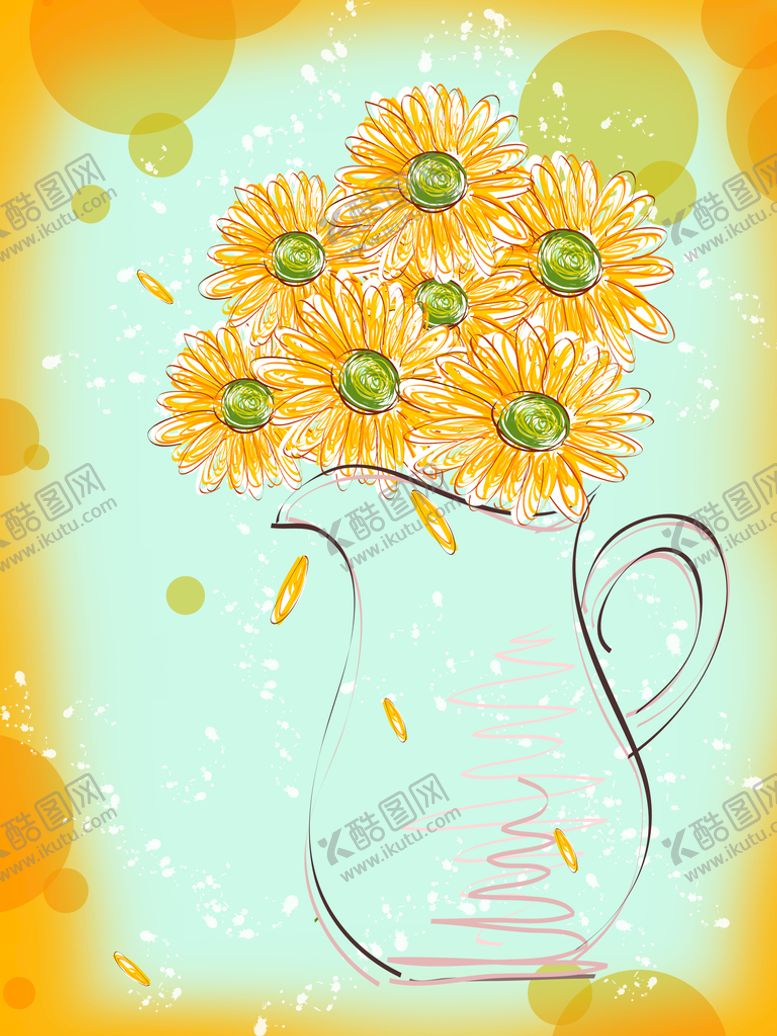 编号：29145010110704029706【酷图网】源文件下载-小雏菊菊花 
