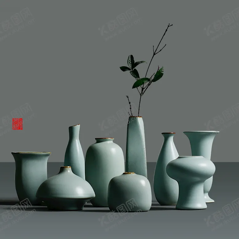 编号：68790409280302486289【酷图网】源文件下载-花瓶装饰画