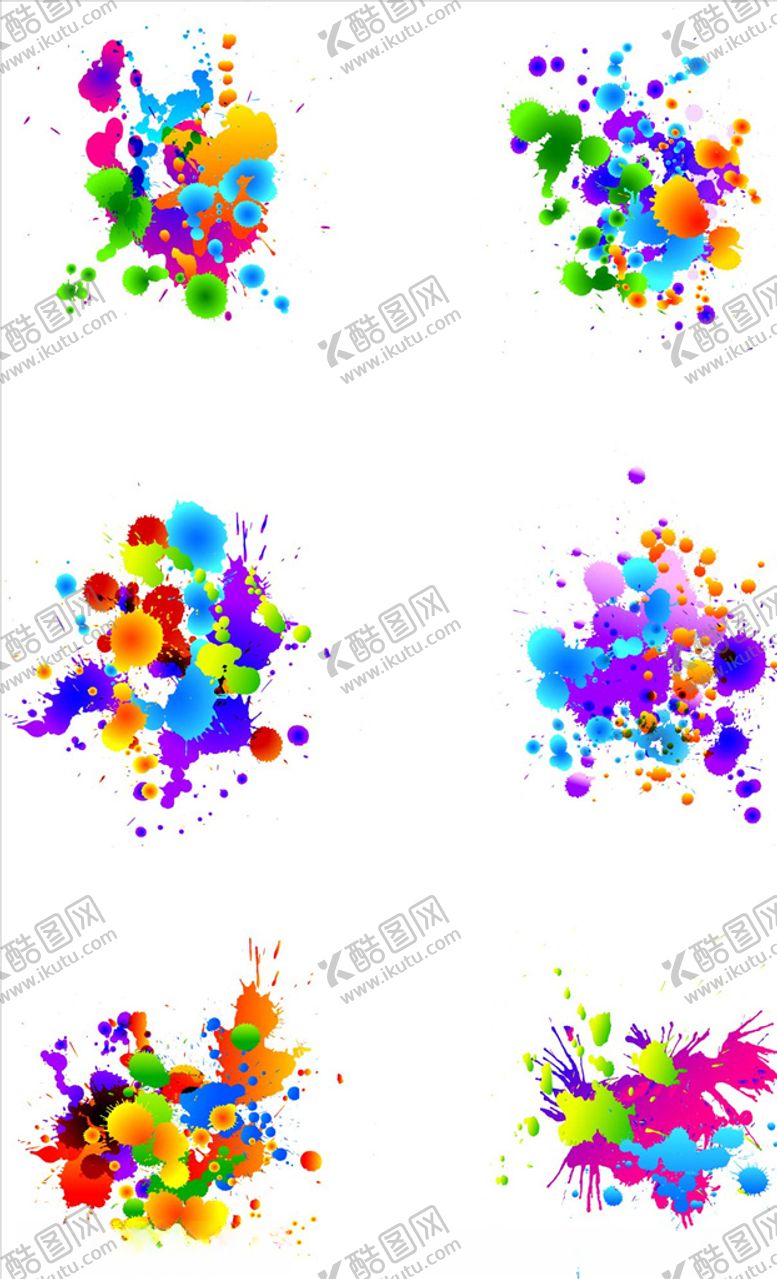 编号：32822007022133019337【酷图网】源文件下载-矢量水彩墨点