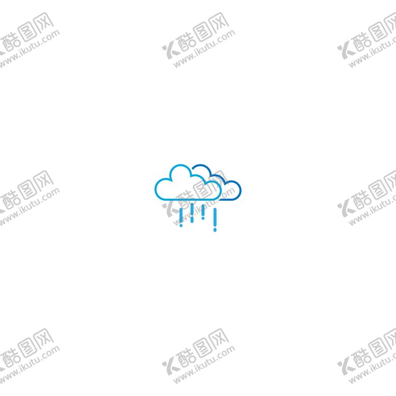 编号：68307910081008351549【酷图网】源文件下载-矢量云朵下雨