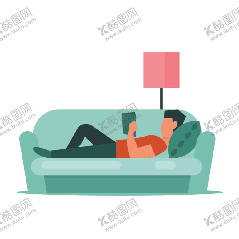 编号：94590412130832065775【酷图网】源文件下载-躺沙发