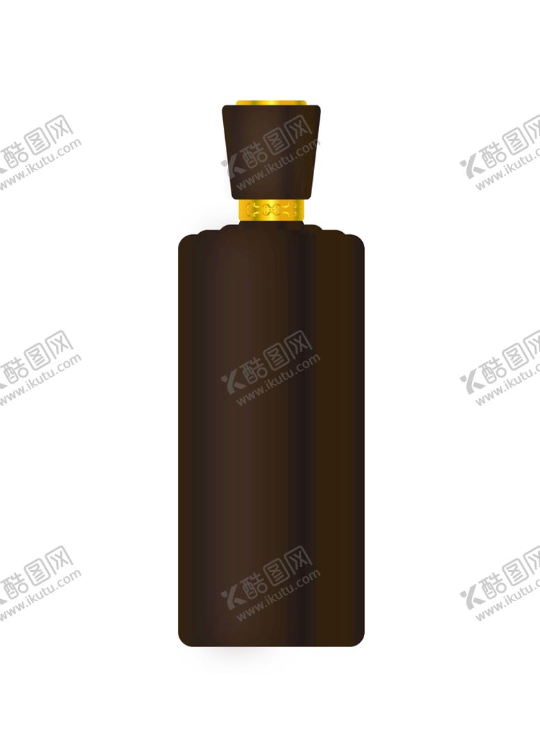 编号：38791610021726129350【酷图网】源文件下载-酱色酒瓶