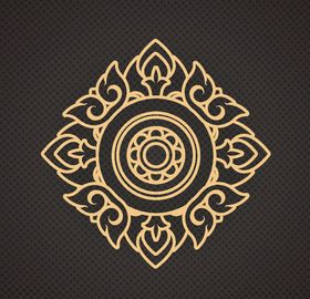 黑金花纹