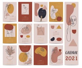 2021年日历