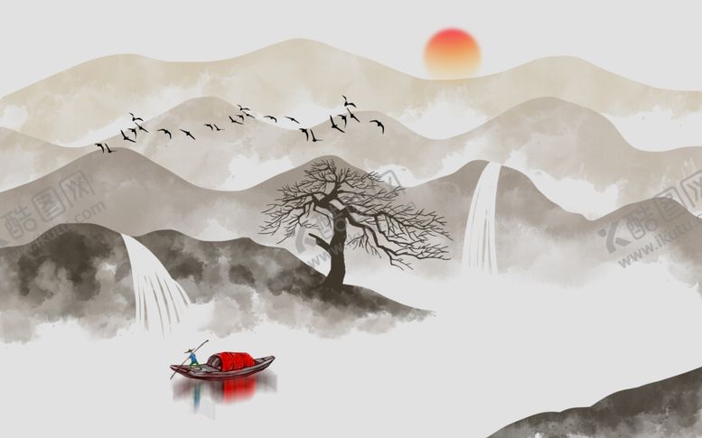 编号：69627704282142591563【酷图网】源文件下载-山水画