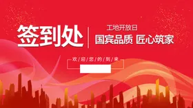 签到处名墙板名板