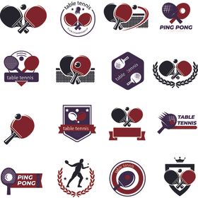 乒乓球图标