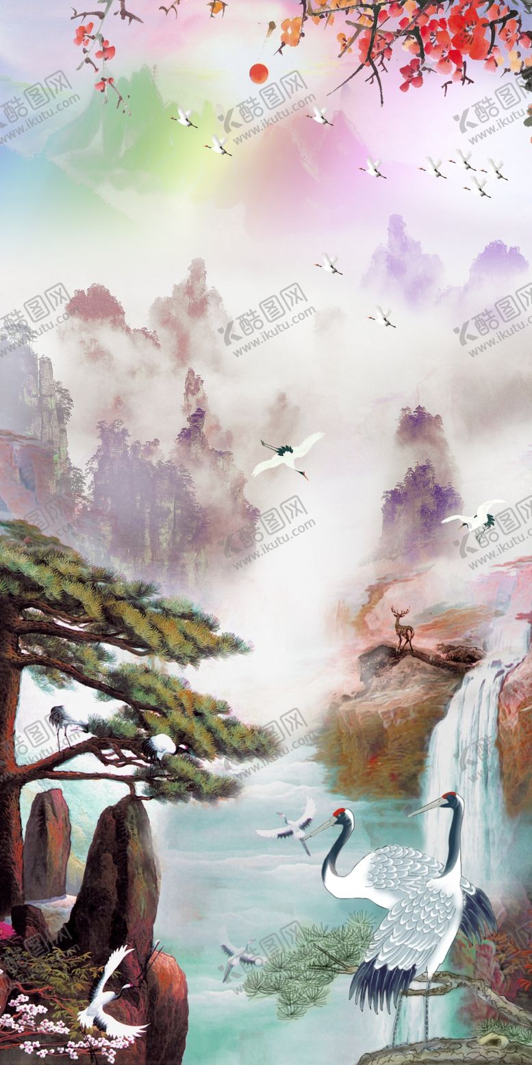 编号：61131609242121009742【酷图网】源文件下载-装饰画玄关图