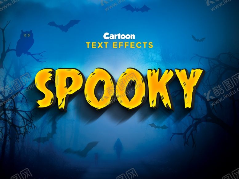 编号：43272709300252112747【酷图网】源文件下载-万圣节字体特效