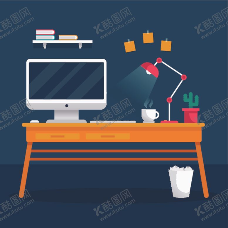 编号：83979010251108126683【酷图网】源文件下载-办公桌插图