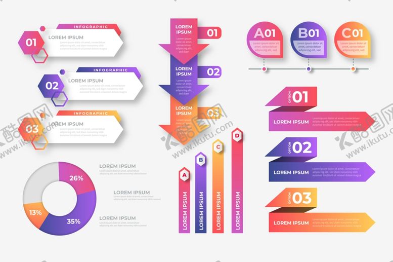 编号：85040210110655099865【酷图网】源文件下载-商务简约PPT信息图表设计