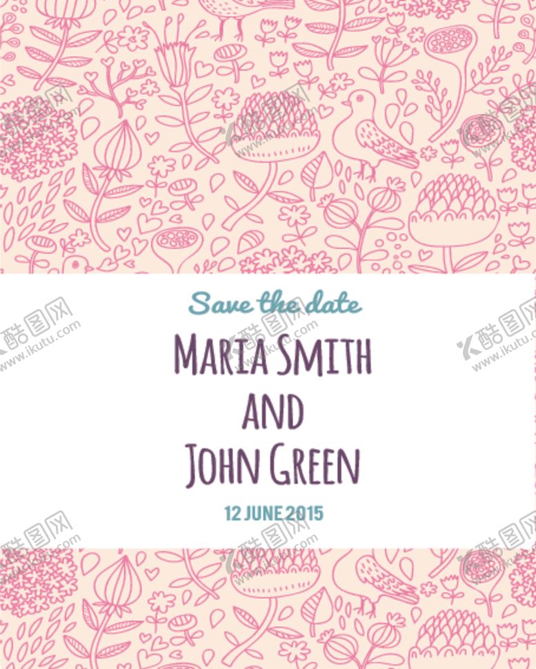 编号：25068510130810558391【酷图网】源文件下载-北欧创意森系花纹图案