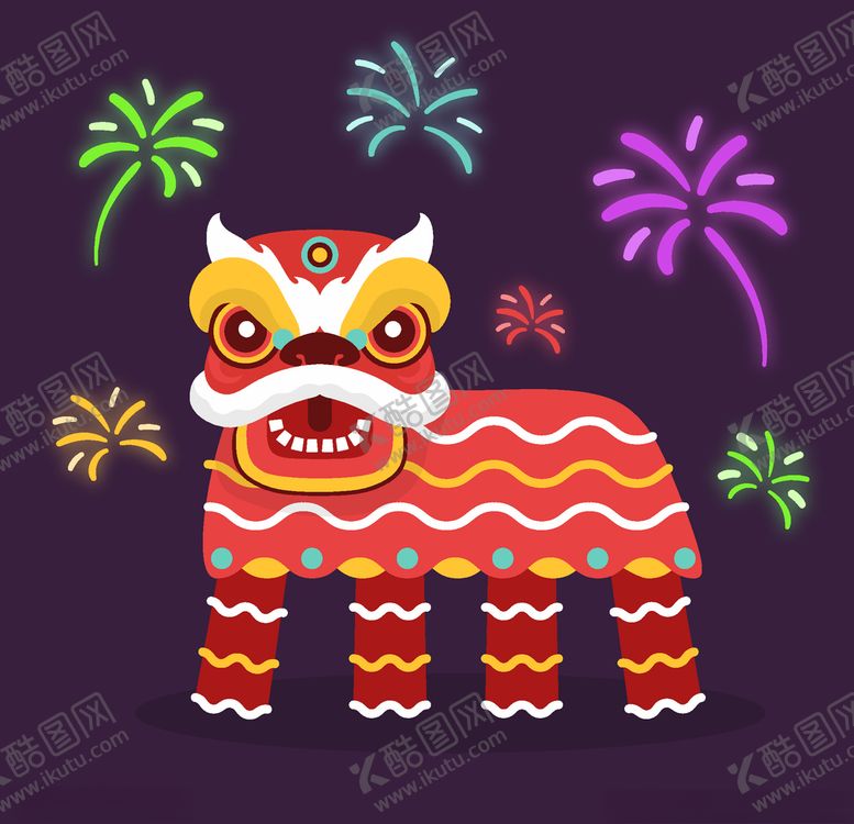 编号：69877003151816375569【酷图网】源文件下载-舞狮子