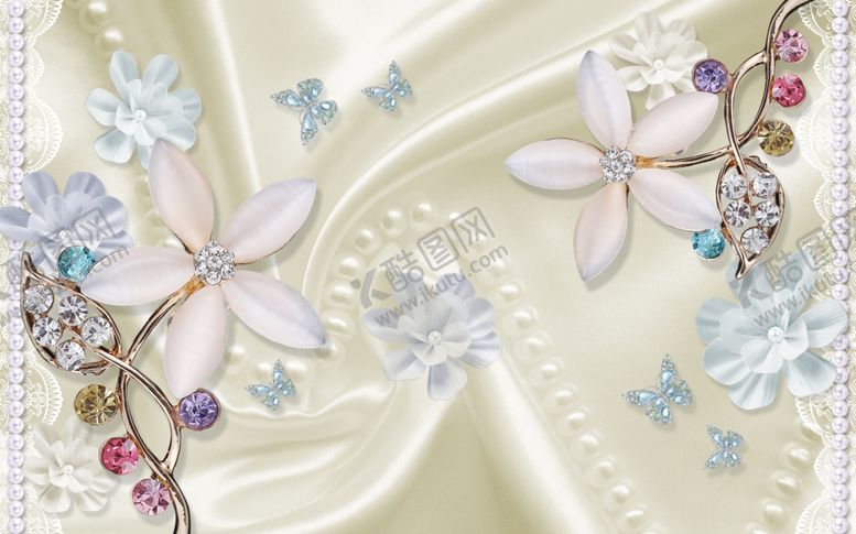 编号：83563409190028296005【酷图网】源文件下载-珍珠背景墙