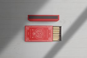 火柴盒样机效果图设计