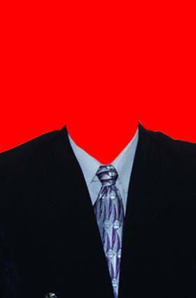 西装证件照模板