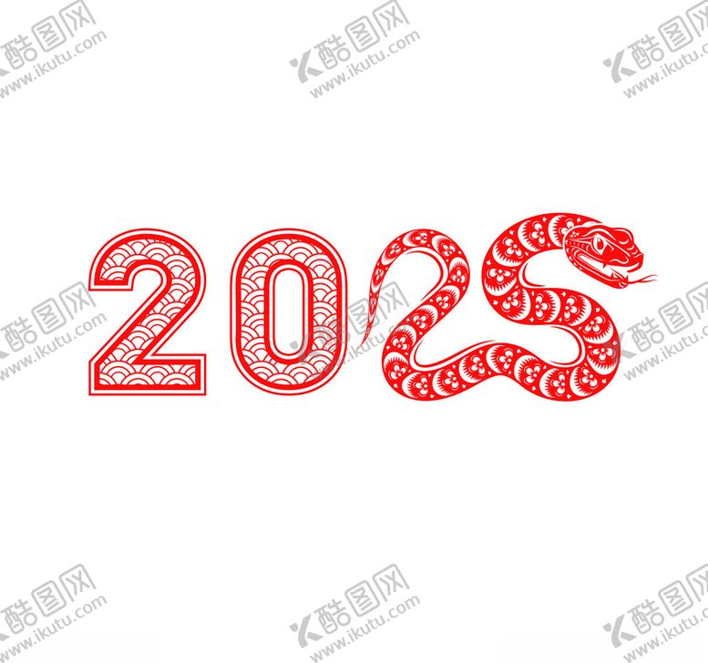 编号：43219602050931307282【酷图网】源文件下载-2025年蛇年设计素材元素
