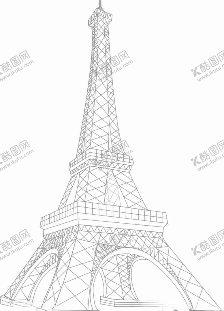 编号：99970807081100174896【酷图网】源文件下载-巴黎铁塔png