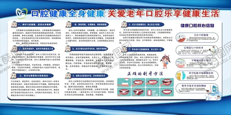 编号：63559801251811544259【酷图网】源文件下载-口腔展板健康
