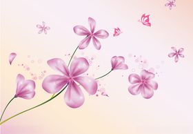梅花花瓣粉色