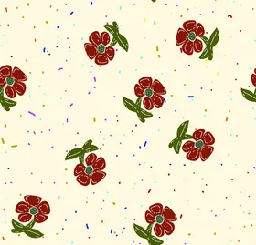 手绘花