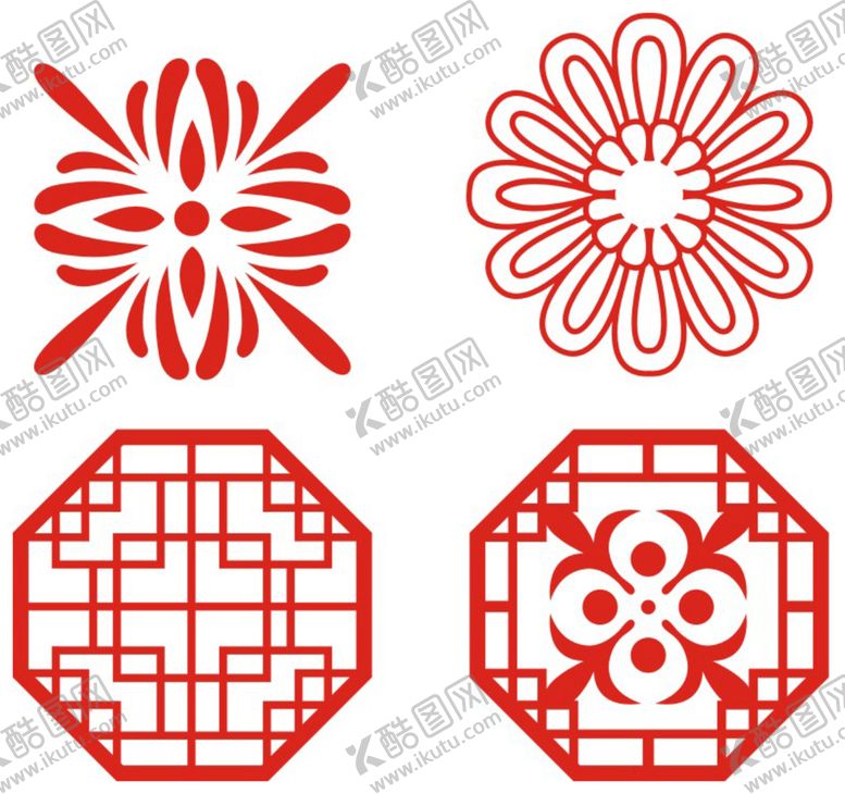 编号：73430102030059139177【酷图网】源文件下载-矢量圆形花纹
