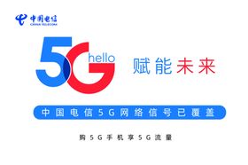 电信标志标识5G赋能未来办卡