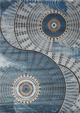 抽象几何立体图形圆形装饰画