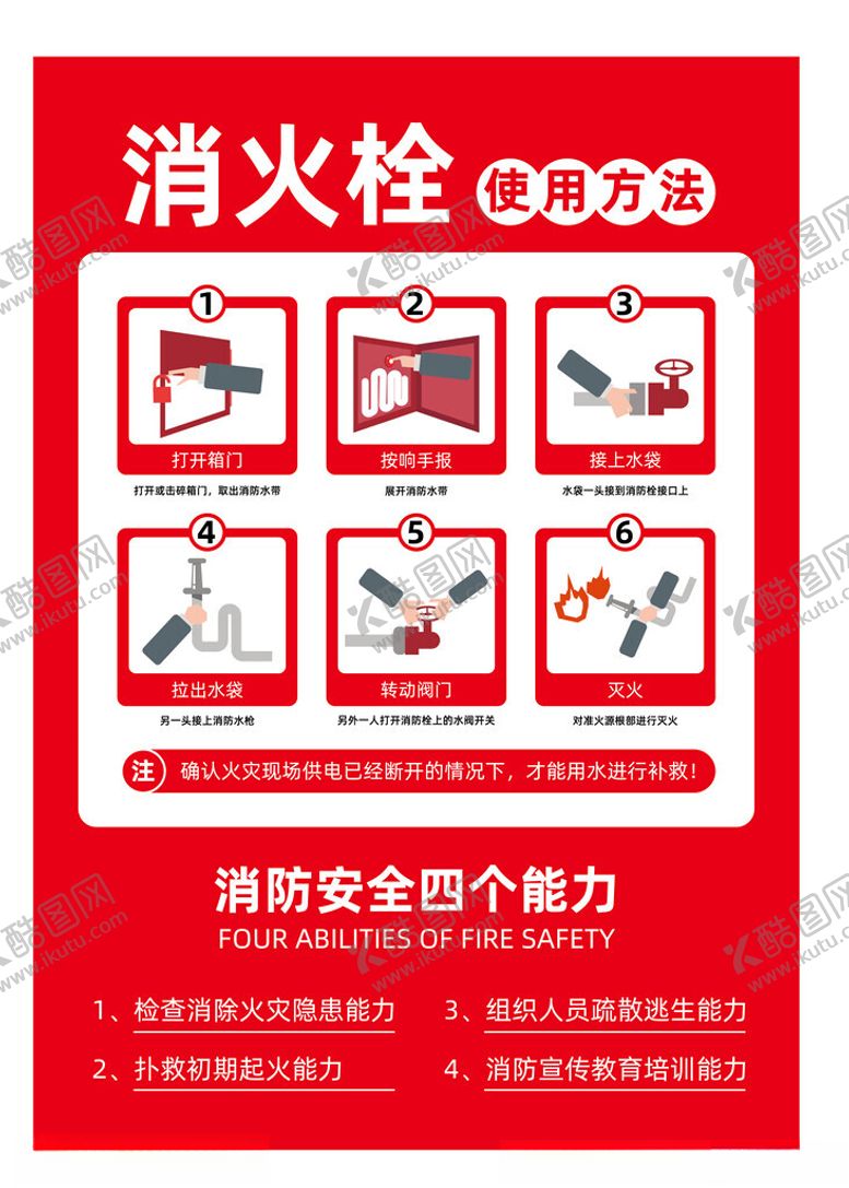 编号：66504102120307075684【酷图网】源文件下载-消火栓使用方法