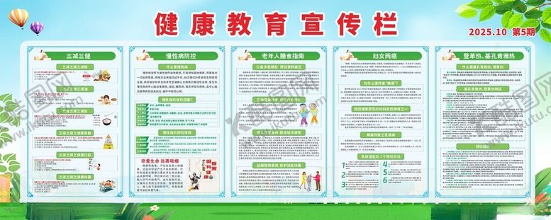 编号：19537211021144367484【酷图网】源文件下载-健康教育宣传栏