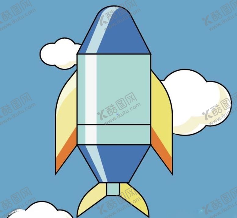 编号：97397809181645412258【酷图网】源文件下载-卡通小飞船