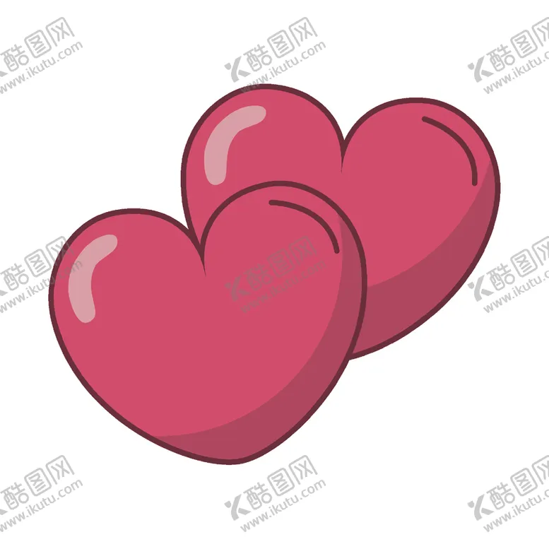 编号：36349303281306456454【酷图网】源文件下载-爱心图标