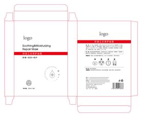 编号：31867909240332547238【酷图网】源文件下载-面膜盒 封套展开图