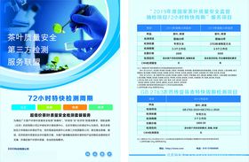 蓝色科技宣传单