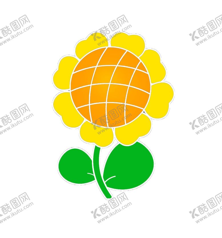 编号：46447603242357117873【酷图网】源文件下载-简笔画向日葵