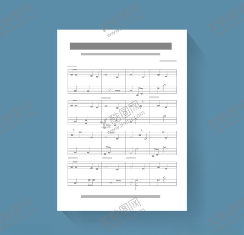 编号：82453309261140107249【酷图网】源文件下载-乐谱