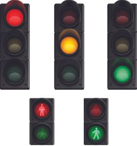 路牌路标指示牌红绿灯