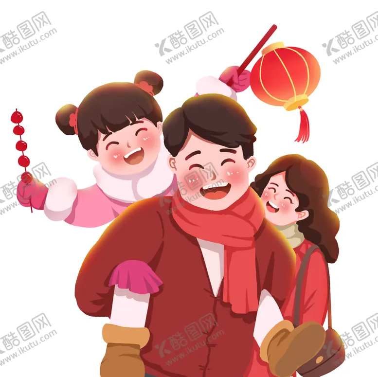 编号：63855201291058195387【酷图网】源文件下载-元宵节花灯赏花灯家人团圆元宵