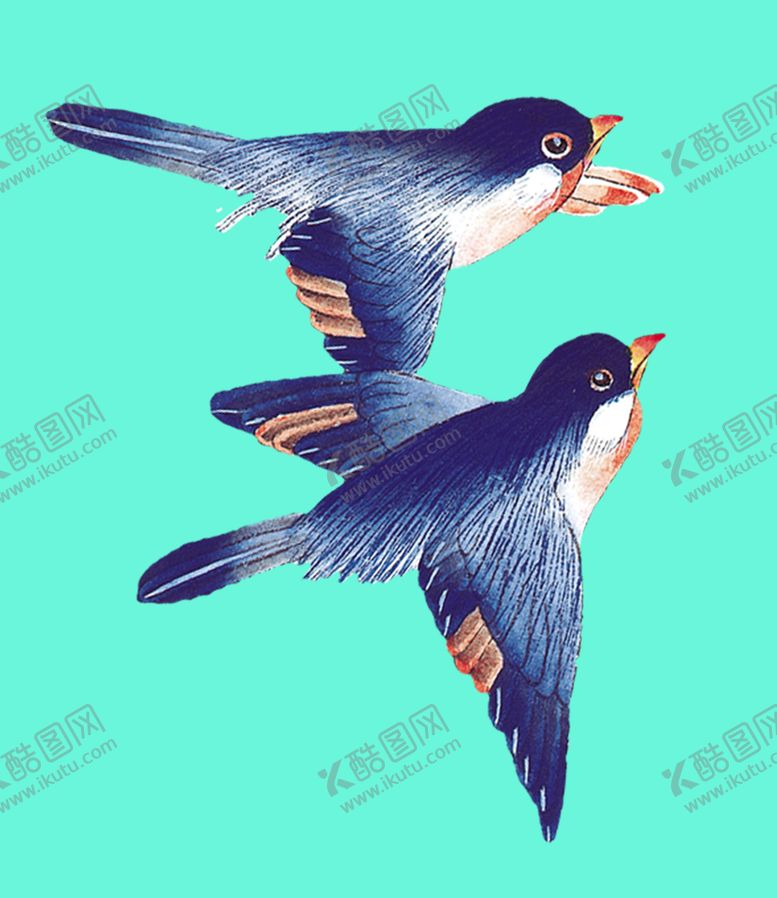 编号：37901510020254455316【酷图网】源文件下载-卡通手绘喜鹊PNG素材