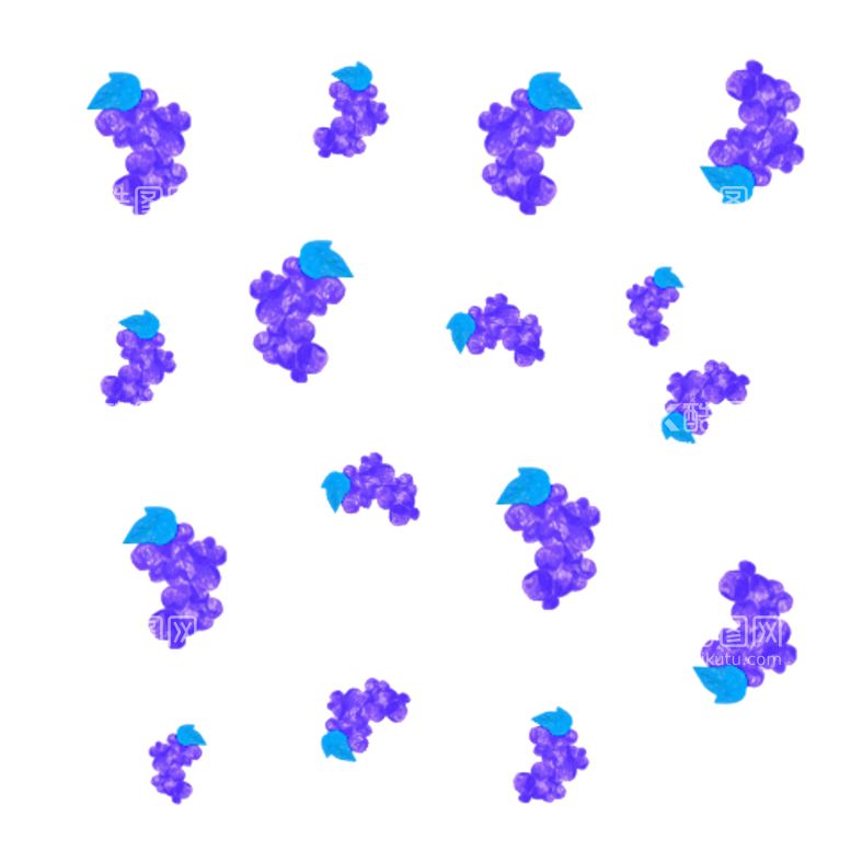 编号：63322012160745252279【酷图网】源文件下载-紫色手绘葡萄背景