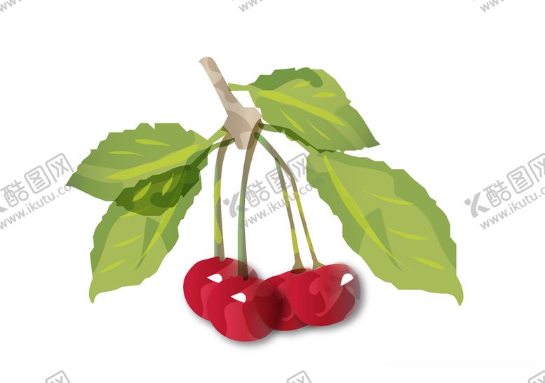 编号：25348909241518225383【酷图网】源文件下载-卡通樱桃