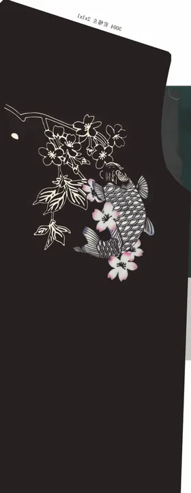 数码印花无缝巴洛克无缝拼接